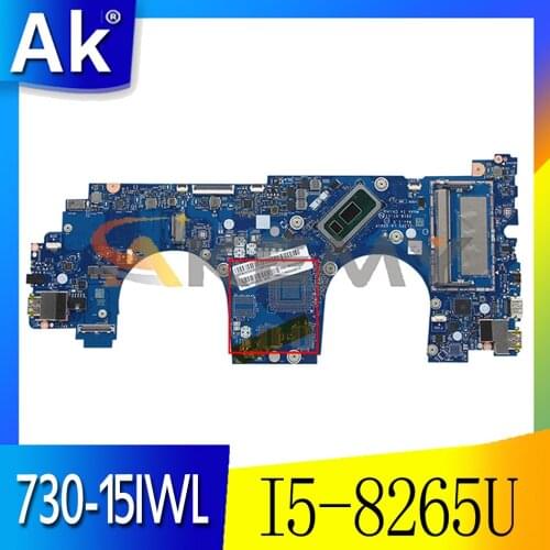 For Lenovo Yoga 730-15IWL laptop motherboard LA-G541P motherboard W/ CPU I5-8265U DDR4 FUR 5B20Z65363 5B20Z65366 Mainboard