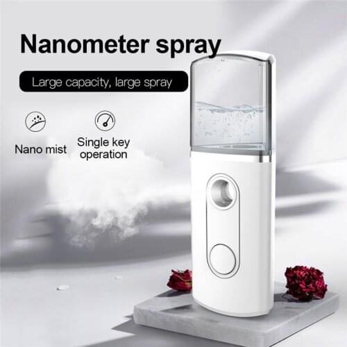 Nano Mist Facial Sprayer USB Humidifier Rechargeable Nebulizer Face Steamer Moisturizing Women Facial Sprayer Beauty Care
