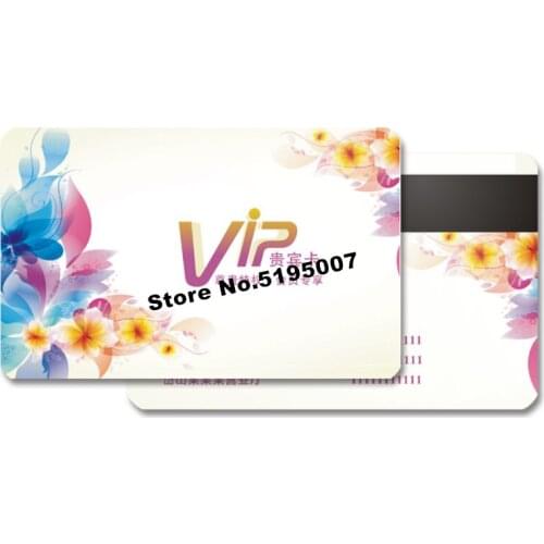 Wholesales Promotional Custom Full Color Printing PVC VIP Plastic Membership Cards