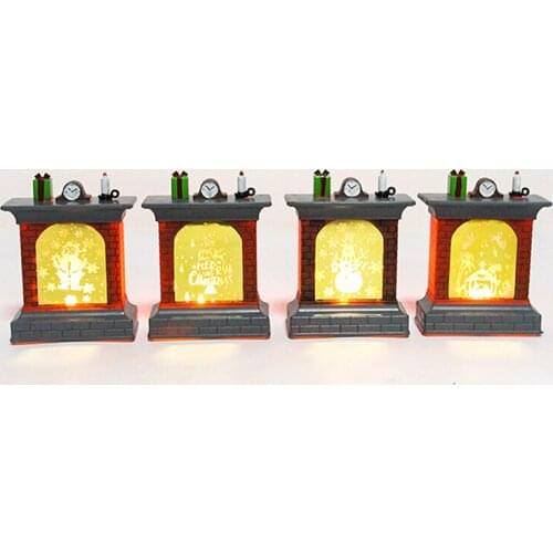 Christmas Decoration Sparkle Led Decoration Hanging Prop Halloween Light Santa claus Snowman Lantern Decor Lamp Party Supplies