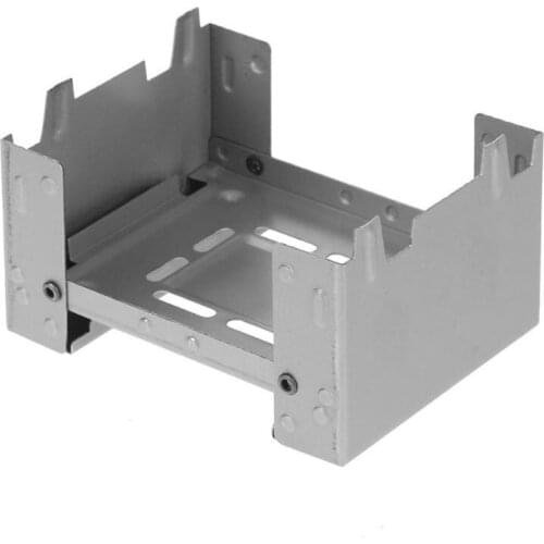 Mini Folding Outdoor Picnic Stove Lightweight Wax Stove Solid Fuel Alcohol Stoves Portable Oven for Camping Barbecue