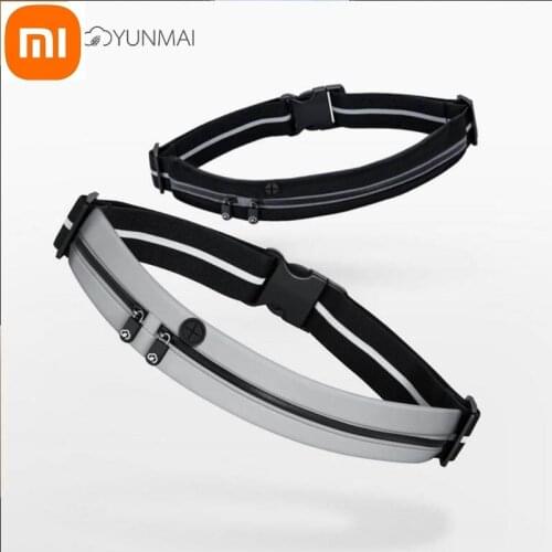 Xiaomi yunmai sports invisible pockets double mouth chain 3M night line reflective multifunction waterproof phone bag Waist Bag