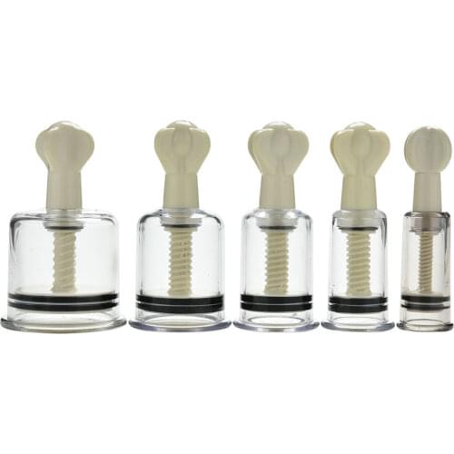 XS- XL Vacuum Suction Cupping Family Body Therapy Massage Nipple Enhancer Anti Cellulite Vacuum Cupping Face Lift Slimming Tool