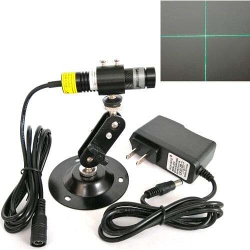 1668 520nm 80mw Cross Hair Generator Laser Diode Module for Garage Locating Building Indicator