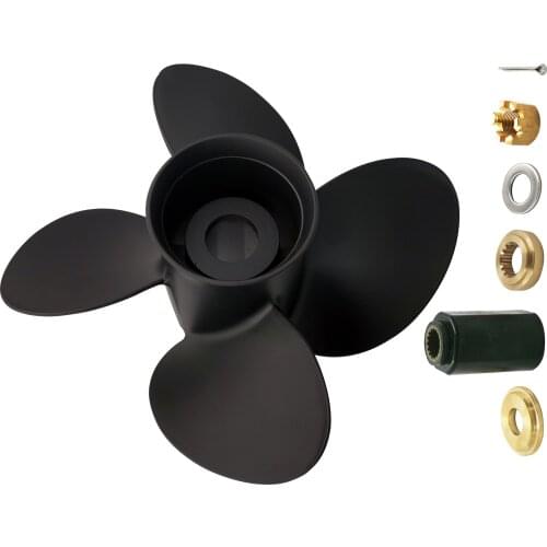 4x12.8x19 for Tohatsu 60-140hp Interchangeable hub boat accessories marine aluminium propellers 15 teeth spline