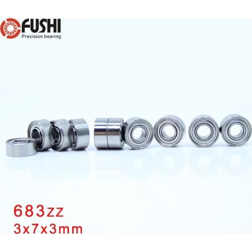 683ZZ ABEC-7 (100PCS) 3x7x3MM High Quality Miniature Ball Bearings 618/3ZZ