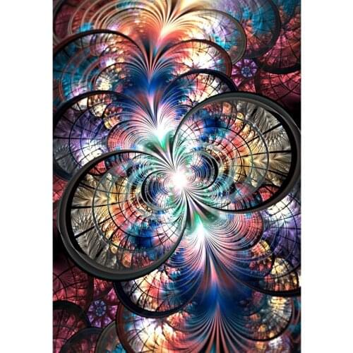 Full Square/Round Drill 5D DIY Diamond Painting "Abstract Flower" 3D Rhinestone Embroidery Cross Stitch 5D Home Decor Gift