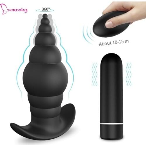 Anal Vibrator Butt Plug Anal Beads Dildo Sex Toy Women Masturbator Dilator Anal Beads Prostate Massager Stimulator Erotic Goods