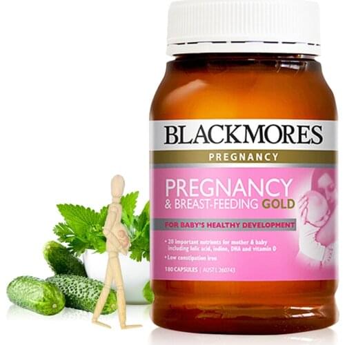 Australia Black More Folic Acid Pregnancy Breastfeeding capsules Essentials Nutrients for Mother Baby Nervous System Development