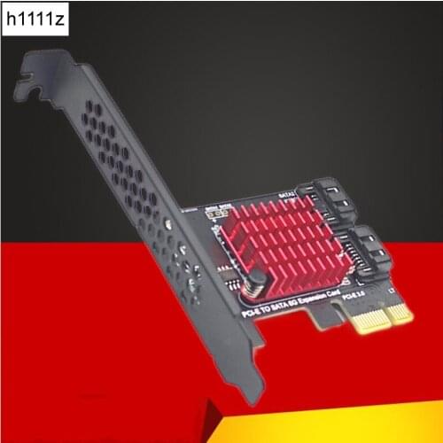 Chia Mining SATA PCI e Adapter 2 Ports SATA 3.0 to PCIe x1 Expansion Card SATA3.0 PCIe PCI-e Converter JMB 582 Chip Add on Cards