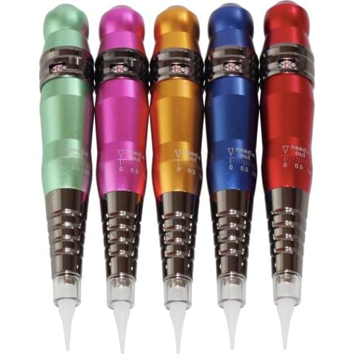 Import Motor Professional Battery Electric Permanent Makeup Machine Pen For Eyebrows Lips Tattoo Gun 35000Rm 5Colors