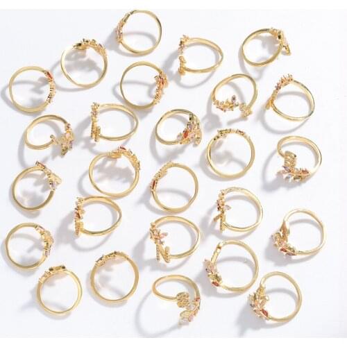 JERPVTE Women's Gold Rings
