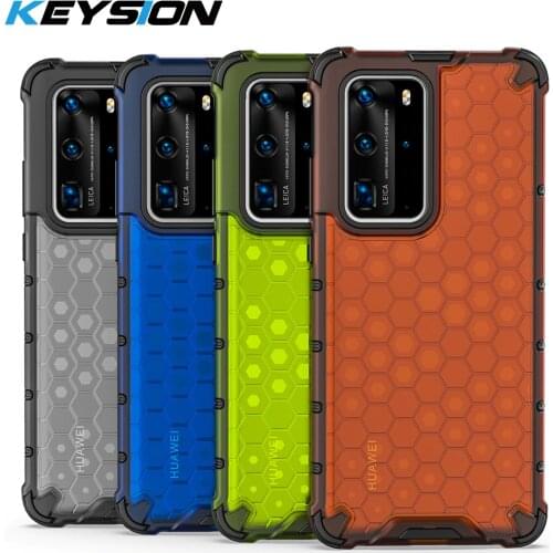 KEYSION Shockproof Case for Huawei P40 P30 Lite Mate 30 20 Pro Y6 Y7 Y9 2019 Y9S Phone Cover for Honor 20 Pro 20S 30S 8A 9X 8X