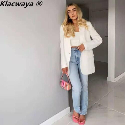 Klacwaya Women's Straight Blazers
