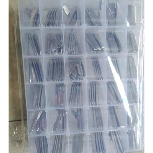 Car key Blank Flip Folding Remote Key Blade Key Embryo For VVDI KD Xhorse keys Locksmith Tool (34 Type Set)