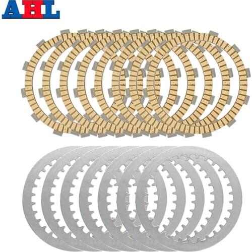 AHL Motorcycle Clutch Friction Plates Kit & Steel Plates For BMW F650GS F 650GS F650 GS 2001 2002 2003 2004 2005 Engine Parts