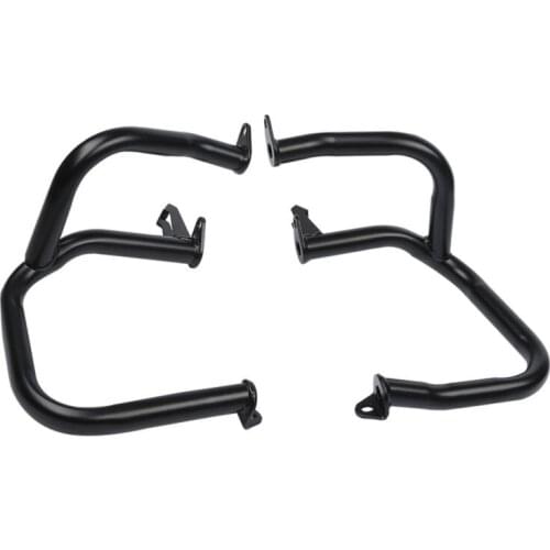 Left & Right Iron Engine Case Guards Bars For Honda 2001-16 GL1800 Audio Comfort