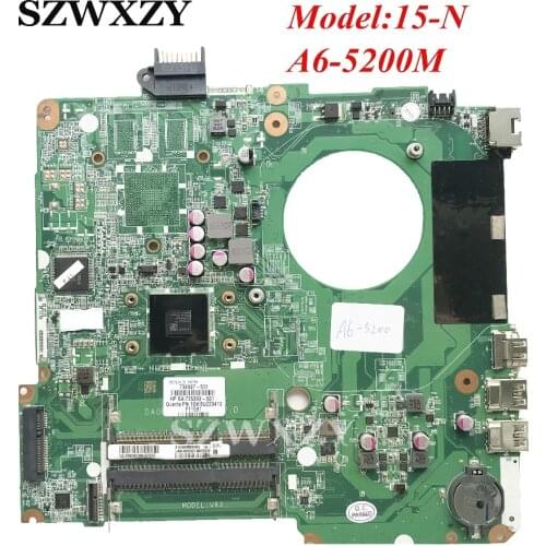 For HP 15-N 15-F Series Laptop Motherboard 734827-501 734827-001 A6-5200 Processor DA0U93MB6D0 Not Repaired