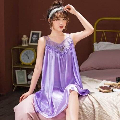 Cute Sexy Ice Silk Bathrobe Women Loose Sleeveless Lingerie Kimono Bride Bridesmaid Robes Underwear Dressing Gowns Sleepwear