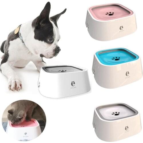 No Spill Dog Water Bowl Water Fountain Drinking Bowl Pet Drinking Fountain Dispenser Puppy Drinking Bowl Not Wetting Mouth Bowl