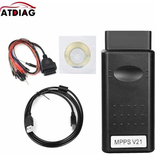 MPPS V21 Auto ECU Chip Tuning Interface MPPS V16 For EDC15 EDC16 EDC17 MPPS 18 Multi-Language CAN Flasher Remap Cable