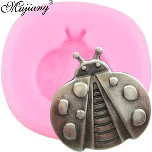 Ladybug Insect Silicone Molds Animals Fondant Mold DIY Cake Decorating Tools Polymer Clay Soap Candy Chocolate Gumpaste Mould