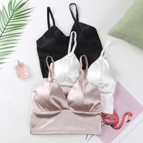 Sexy Backless Women Short Style Camis Underwear Seamless Ladies Summer Casual Camisole Comfort Lingerie Crop Top Female