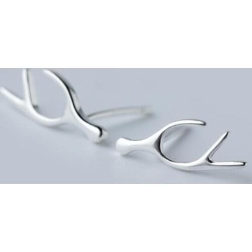 Shuangshuo Animal Earings Fashion Jewelry Anter Deer Stud Earrings for Women Fringe Earrings Wedding Earring Christmas Gifts