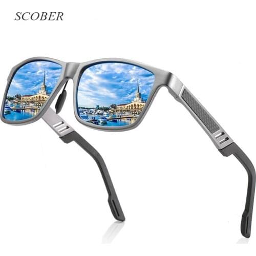 New Polarized Sunglasses Men Classic Sun Glasses Aluminum Magnesium Alloy Sunglasses women Driving Eyewear with case