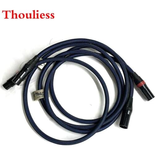 Thouliess HIFI Yter XLR Balance Audio Cable Amplifier CD DVD player Speaker Interconnect 3pin XLR Cable