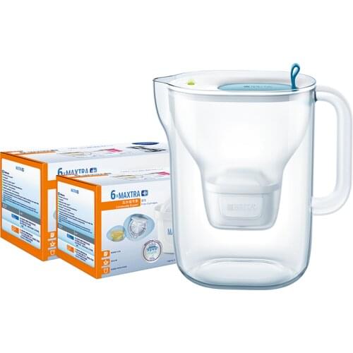 Zq Water Filter Pitcher Water Purifier Cartridge for Water Filter Pitcher 12 Pieces 1 Pot 13 Core Filter Water Purifier