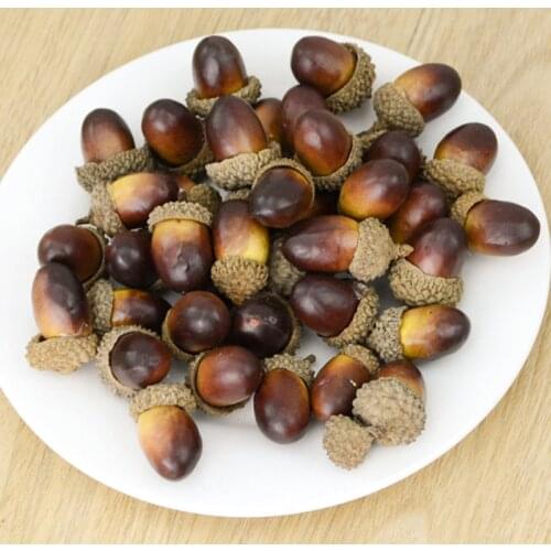 050 Simulation of natural acorn fake acorn shell pineapple fruit dried fruit micro landscape furnishing home