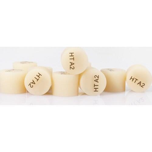 10 Pieces /HT LT Dental Ceramic Material IPS Emax Press Ingots Dental Lithium Dislicate Ingot