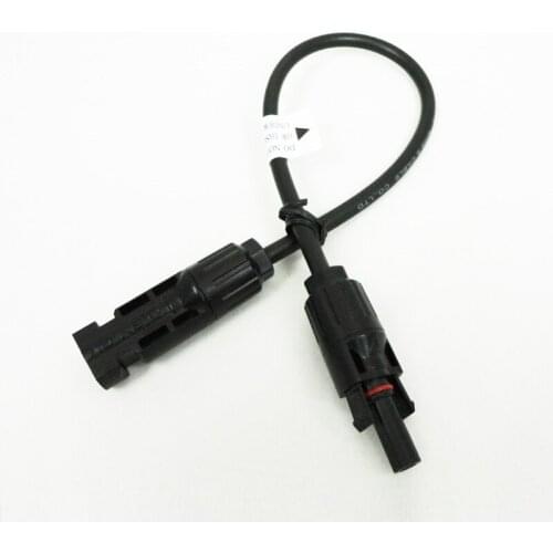 10 PCS /Lot 4mm2 1 Meter 12AWG Solar Extension Cable With SOLAR Connectors Male Female