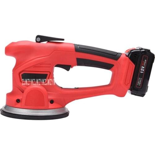 12V 150HZ/S 6 Gear Single Suction Cup Tiler Strong Adsorption Tile Tiling Machine Portable Wall Brick Vibrator Brick Laying Tool