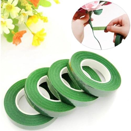 30Yard/Roll Green Floral Stem Tape DIY Decorative Tape Flower Handmade Tape Artificial Flower Craft Decor Nylon Tape Supplies