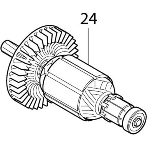 AC220-240V MAKITA 619312-6 Rotor Motor Armature for LXNJ01Z DJN161 BJN161 Rotor