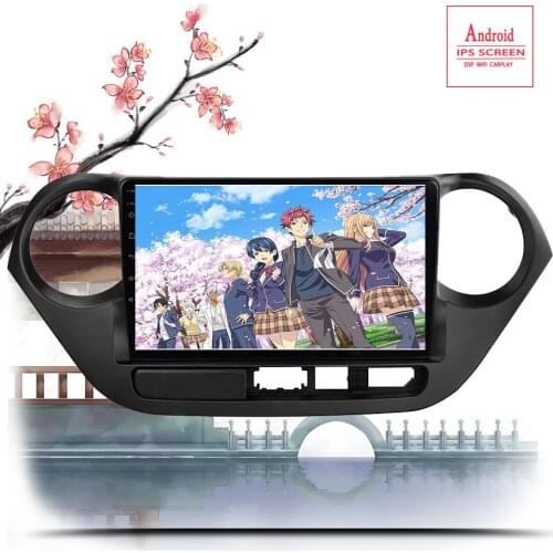 Android 10.0 9 inch screen car gps multimedia radio bt navigation player for Hyundai Grand I10 2013-2017 Audio Auto Video GPS