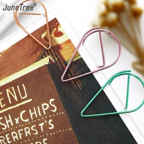Paper clips Paper Clips gold color Funny Kawaii Bookmark Office School Stationery Marking Clips Accessories black 50pcs set