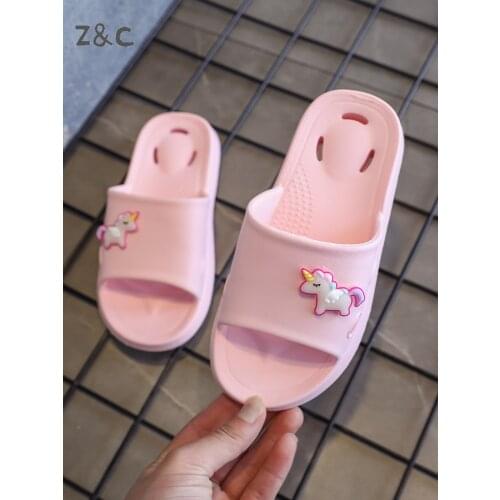 Childrens slippers 2020 Boys and girls bathing in summer Non slip Princess indoor cute childrens slippers Kids shoes for girl
