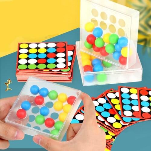 Puzzle Finger Board Toy Children Montessori Interest Intelligence Fun Reasoning Hand-Eye Coordination Card Tabletop Battle Game