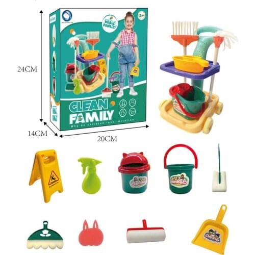 Mini Doll Accessories Household Cleaning Tools For Doll Accessories High Quality Dollhouse Kids Educational Toy