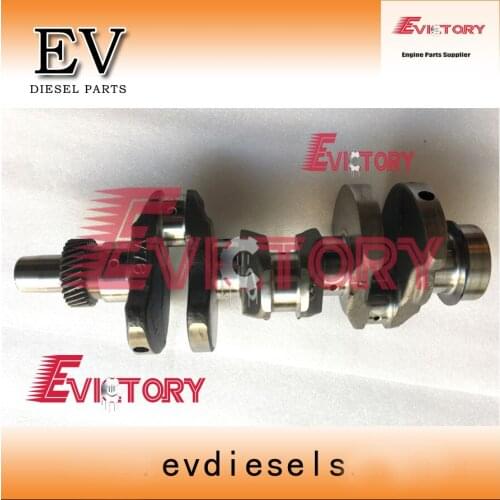 Forged Steel Yanmar 3TNV76 crankshaft for yanmar VIO25 engine rebuild