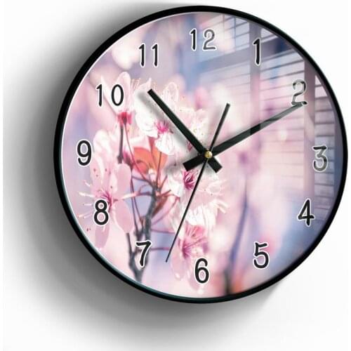 Nordic Silent Wall Clock Large Hanging Clocks Wall Watch Home Simple Modern Living Room Luxury Saat Home Décor