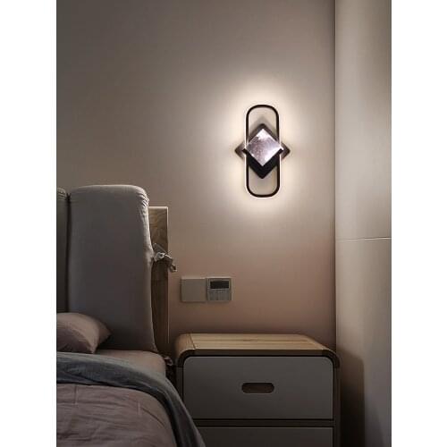 Nordic Simple Minimalist LED Wall Lamp Modern Art Decor Stair Background Bathroom Light Fixture Bedroom Bedside Living Room Cafe