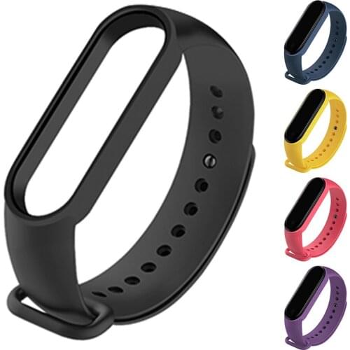 New Bracelet For Xiaomi Mi Band 5 Sport Strap Watch TPU Silicone Wrist Strap For Xiaomi Mi Band 5 M5 Bracelet Miband 5 Strap