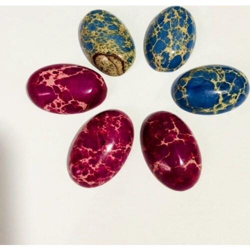 Wholesale 3pcs/lot Imperial jasper Sediment Jasper Bead 20x30mm oval Gem stone cabochons jewelry finding