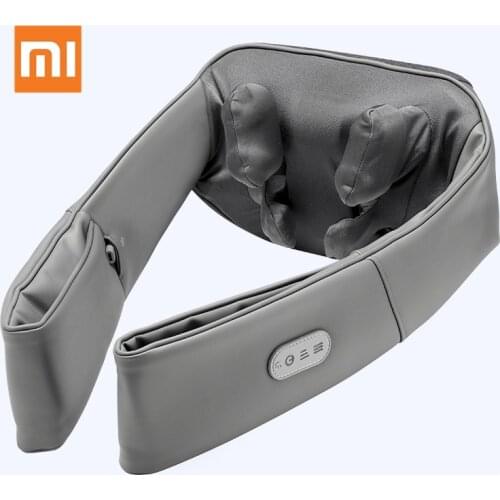 Original Xiaomi Lefan 3D Wireless Electrical Neck Shoulder Body Massager U Shape Shiatsu Heated Knead Massagem Car Home Office