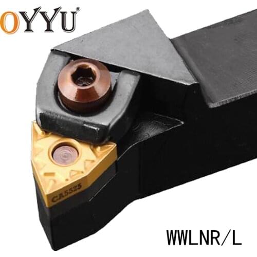 OYYU 16mm 20mm 25mm WWLNR WWLNR1616H08 WWLNR2020K08 WWLNR2525M08 Lathe Tool Holder CNC Boring Bar Turning Toolholder Carbide