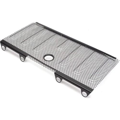 For Jeep Wrangler JK Front Hood Grille Steel Mesh Guard Stainless Steel Mesh Grille Insert For For Jeep Wrangler JK JKU Parts